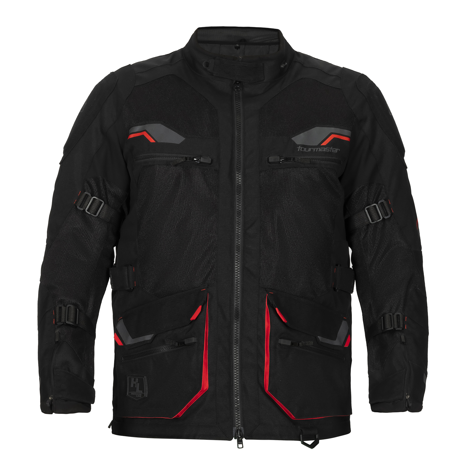 Ridgecrest Mesh Riding Jacket - Black 5X-Large - Click Image to Close