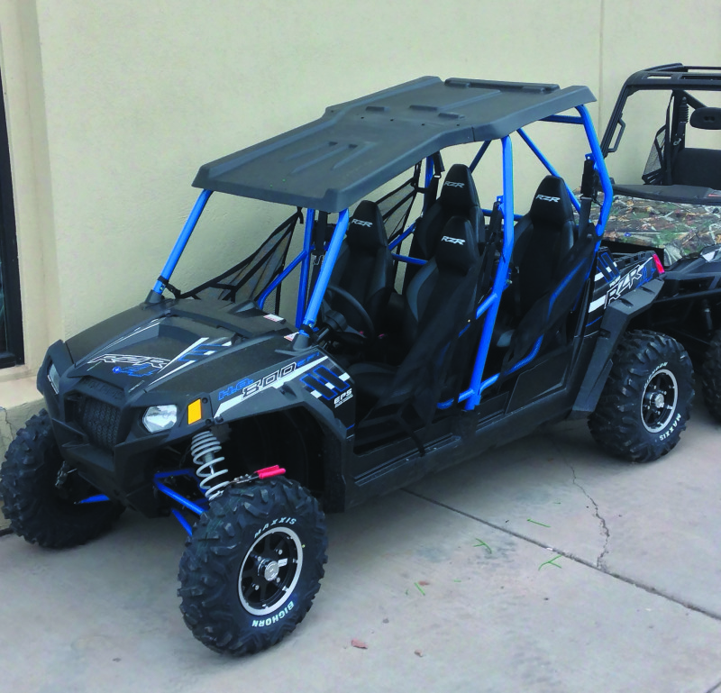 QuadBoss Roof for 09-14 Polaris Ranger Crew 800 - For 2009-2014 Polaris Ranger Crew 800 - Click Image to Close