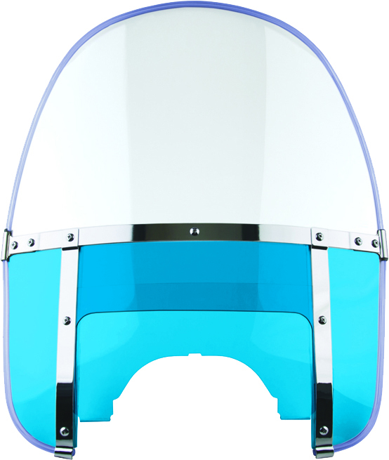 National Cycle Beaded HD Windshield Blue Adjustable Window - Click Image to Close