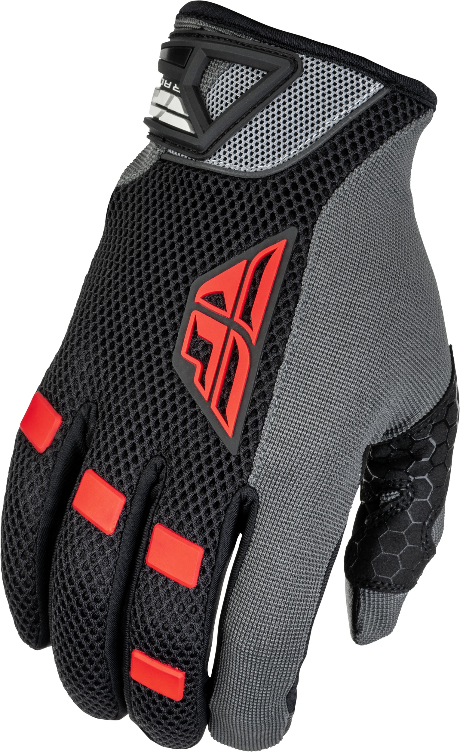 FLY RACING CoolPro Gloves Black/Red 2X-Large - CoolPro Gloves - Black/Red 2X-Large - Click Image to Close