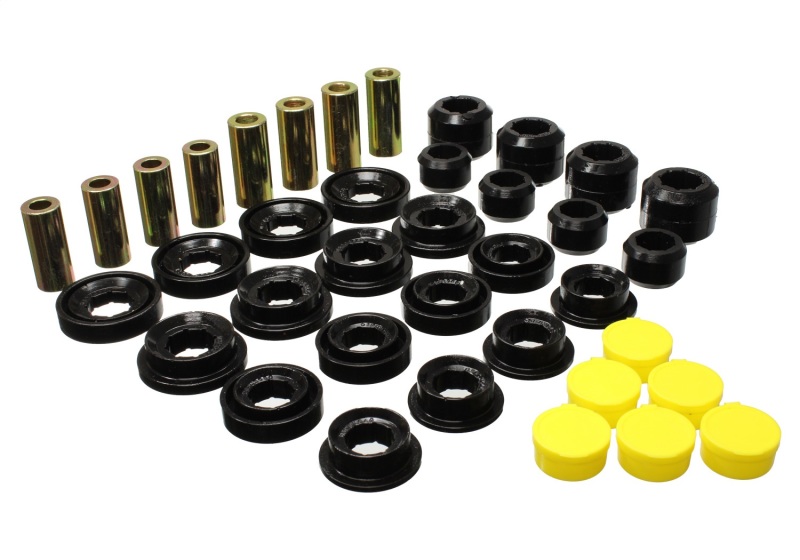 Control Arm Bushing Set Black by Energy Suspension Fits 03-09 Ram 1500 4WD - Click Image to Close