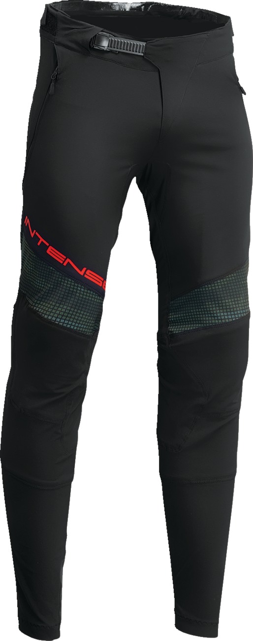 Thor Intense Assist Berm Pants Black Camo Green Red Men's Size 40 - Men's MTB pants, Black/Camo Green/Red, Size 40 - Click Image to Close