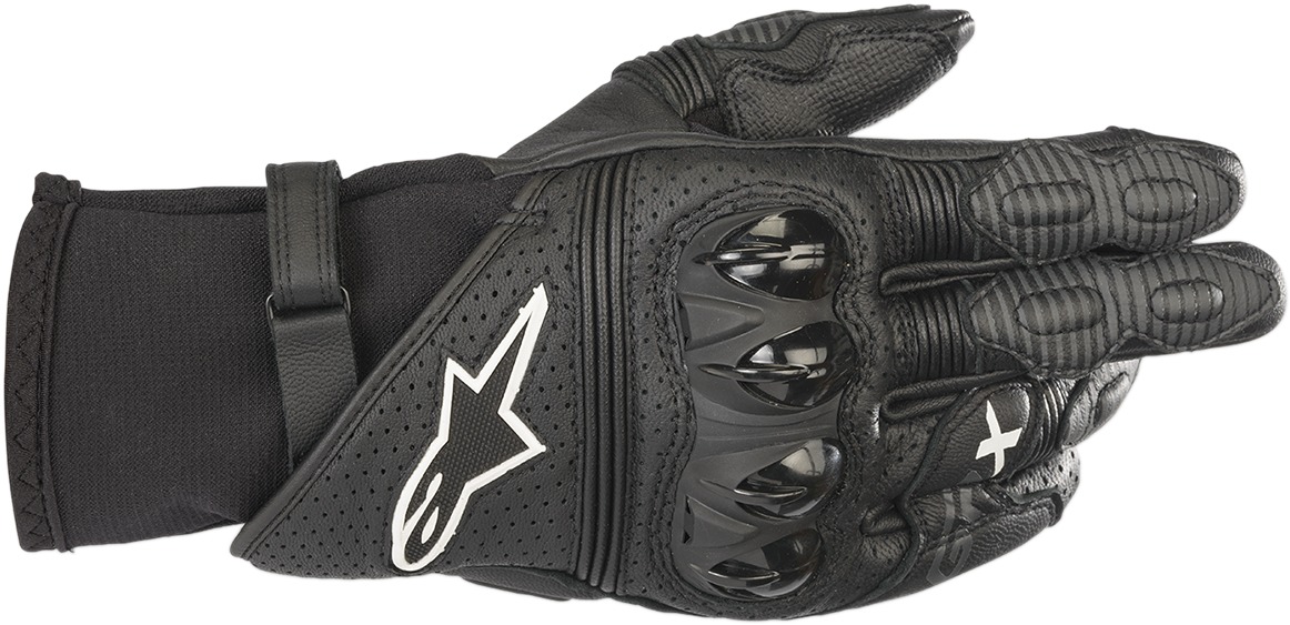GPX V2 Motorcycle Gloves Black 2X-Large - Click Image to Close