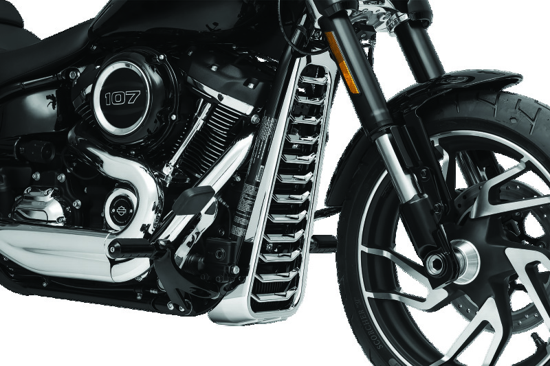 Kuryakyn Precision Chin Spoiler Chrome For M8 Softail Models - Chrome chin spoiler for M8 Softail Models - Click Image to Close