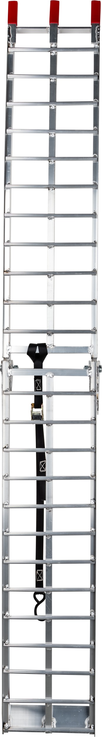 Fire Power Curved Aluminum Folding Ramp 88in x 11.25in - Folding aluminum ramp, 88in x 11.25in, 500lb load - Click Image to Close