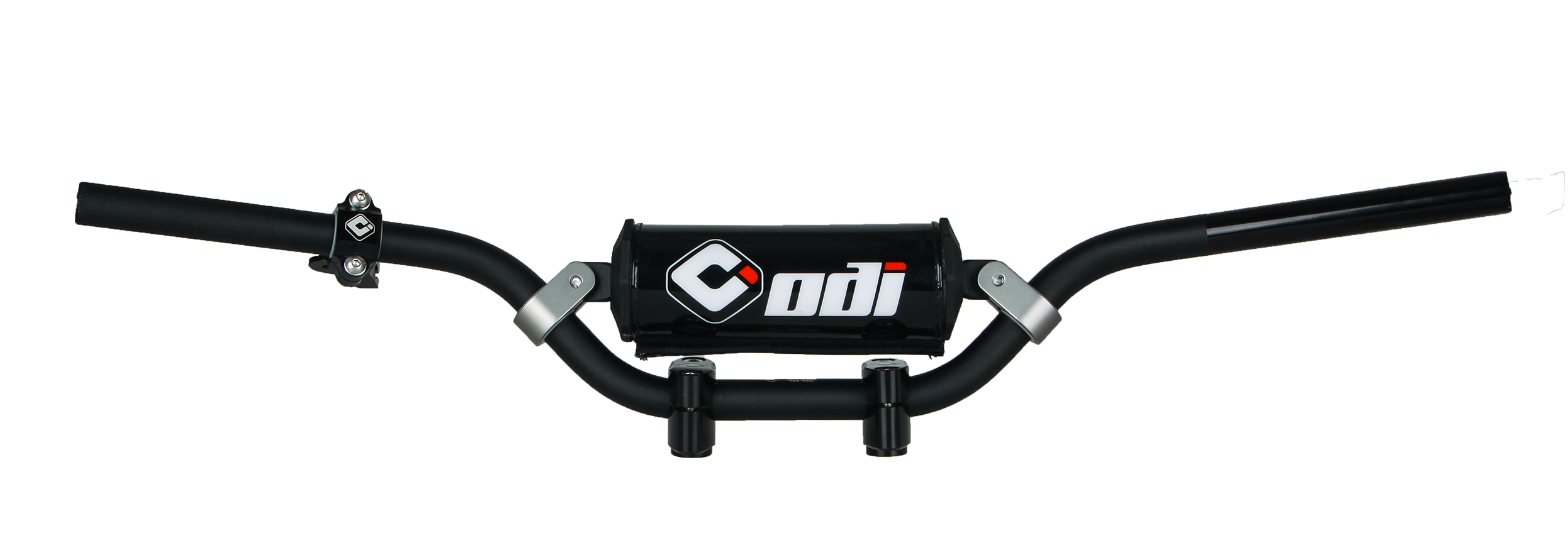 ODI PeeWee Podium Handlebar Upgrade Kit Black For PeeWee 50 - Handlebar upgrade kit for PeeWee 50 models - Click Image to Close
