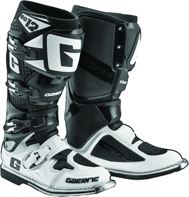 SG-12 Boots Black/White US 10 - Click Image to Close