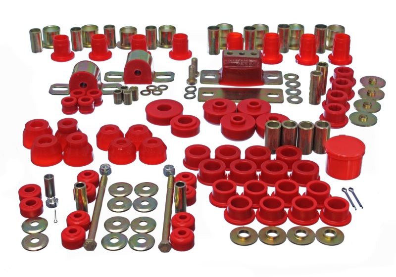 Energy Suspension Hyper-Flex Master Bushing Set Red Fits 63-82 Corvette - Click Image to Close