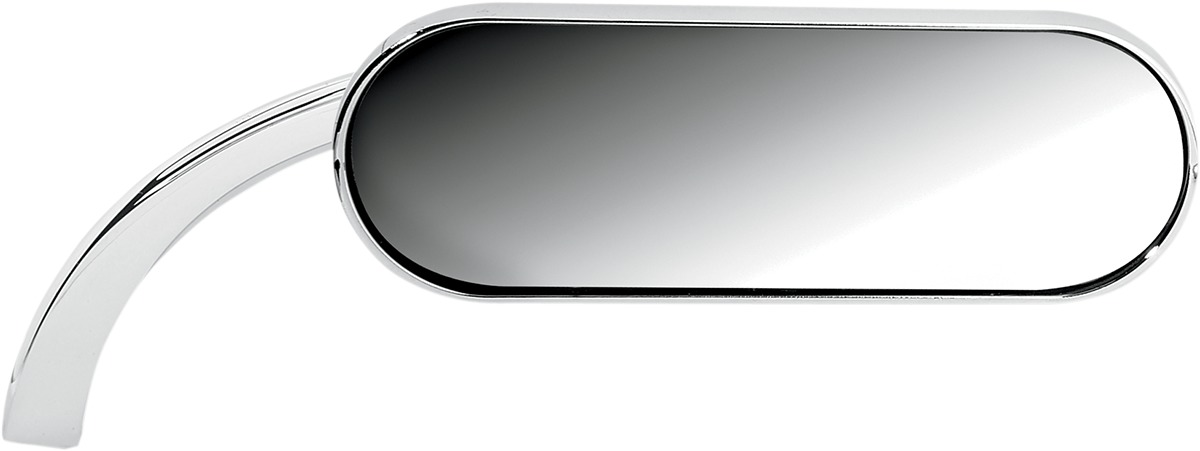 Arlen Ness Mini Oval Mirror Right Chrome 4-1/2"x1-1/2" - Click Image to Close