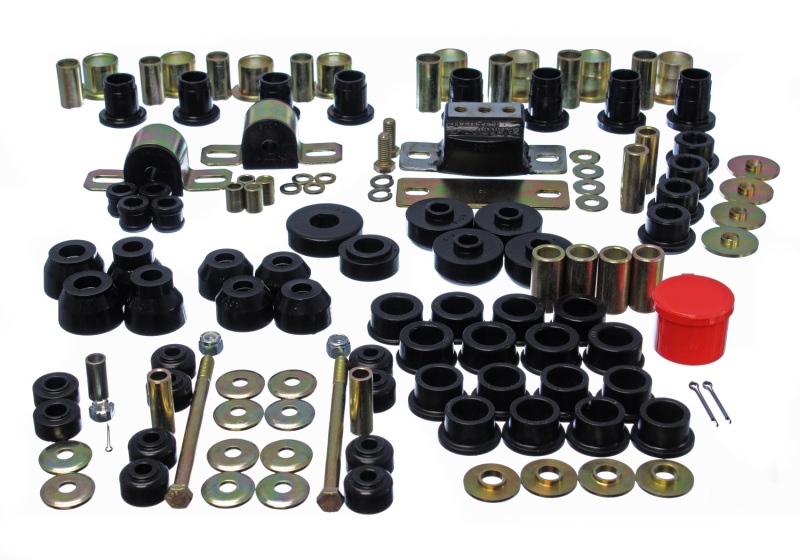 Energy Suspension Hyper-Flex Master Bushing Set Black Fits 63-82 Corvette - Click Image to Close