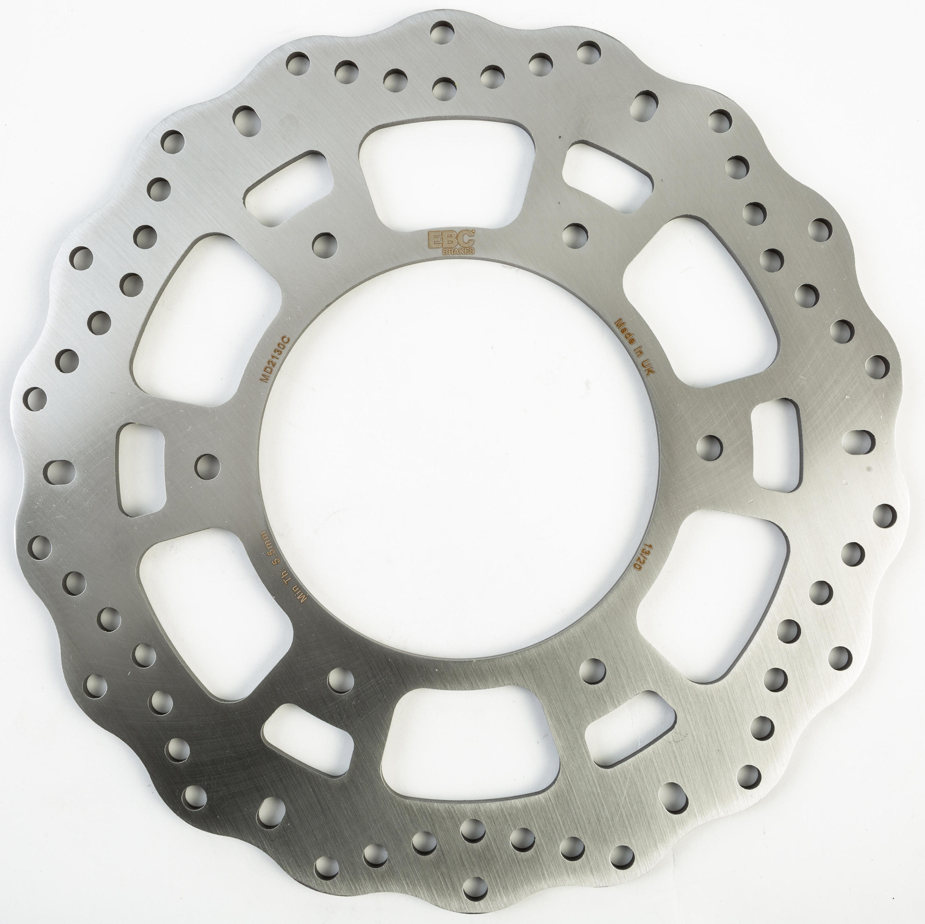 Rear Contour Rotor - For 14-18 Yamaha SCR950 XVS950 Bolt - Click Image to Close
