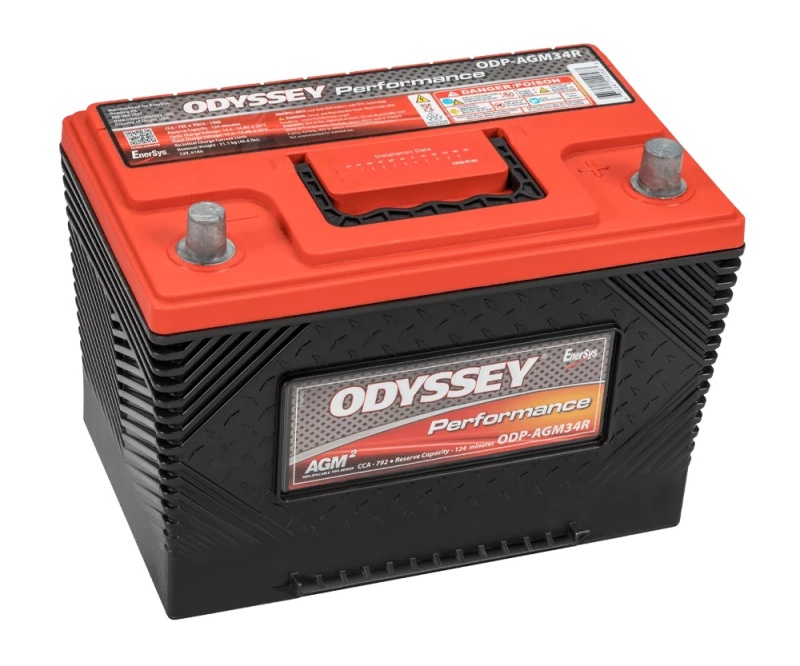 Odyssey Performance AGM Battery 34R-790 Group 34R - AGM battery for auto, truck, heavy duty, and commercial use - Click Image to Close