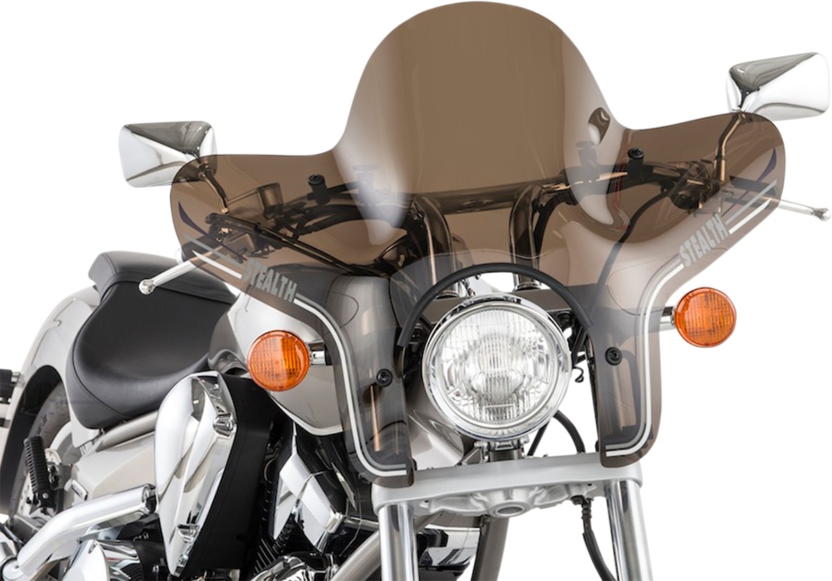 Slipstreamer SS-20 Stealth Windshield Smoke 14"x30" with 1" Hardware - Click Image to Close