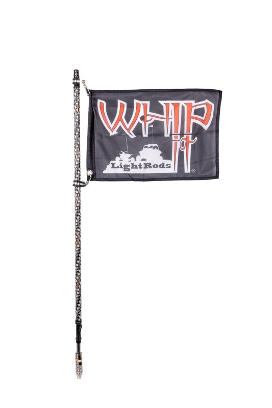 Whip It 5Ft Black Bluetooth RGB Light Rod - Click Image to Close