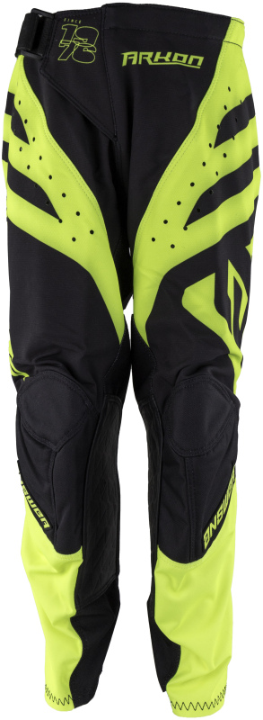 Answer 25 Arkon Nitrus Pants Black/Hyper Acid Youth 26 - Youth motocross pants, size 26 - Click Image to Close