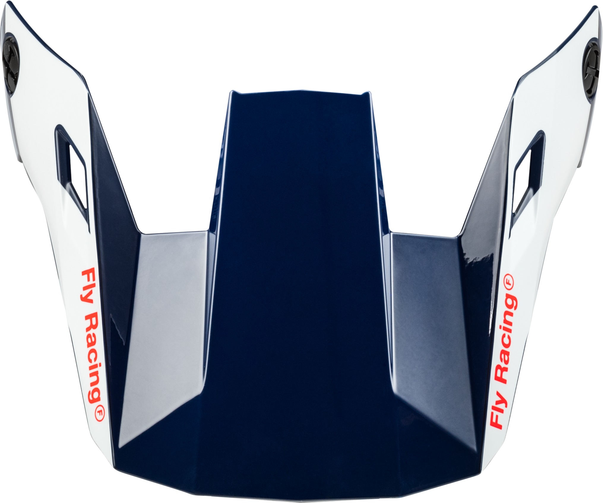 FLY RACING Rayce Helmet Visor Red/White/Blue XS-LG - Replacement visor for Rayce Helmet - Click Image to Close