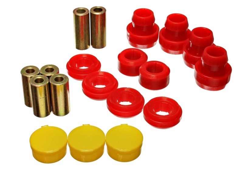 Energy Suspension Red Front Control Arm Bushing Set Fits 97-01 Prelude SH - Click Image to Close