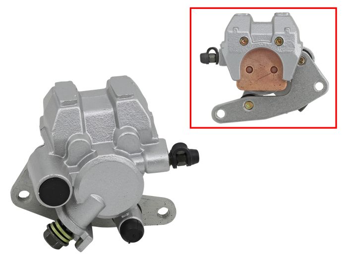 Bronco Front Right Brake Caliper with Pads - Front right brake caliper with pads included - Click Image to Close