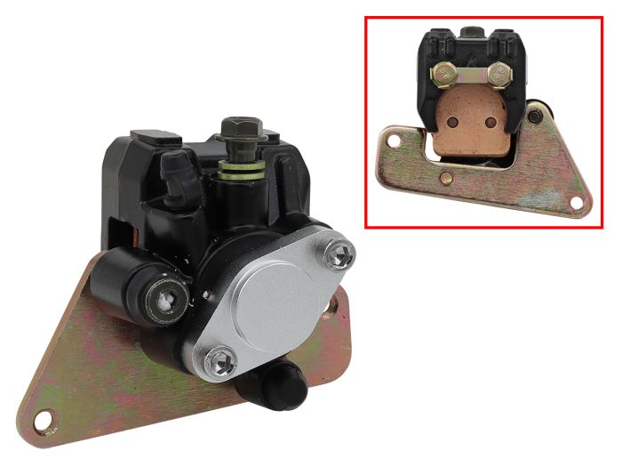 Bronco Rear Brake Caliper with Brake Pads AT-05A17 - Rear brake caliper with pads For select ATVs - Click Image to Close
