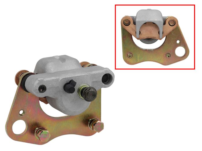 Bronco Front Left Brake Caliper with Pads - Front left brake caliper with pads included - Click Image to Close