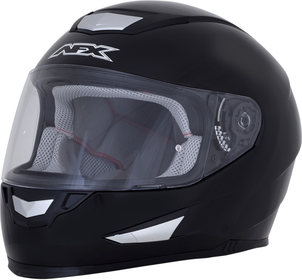 FX-99 Full Face Street Helmet Gloss Black X-Large - Click Image to Close