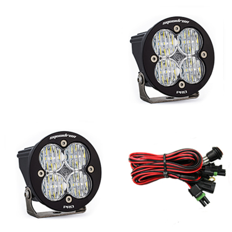 Baja Designs Squadron R Pro Wide Cornering LED Light Pods - Clear (Pair) - Click Image to Close