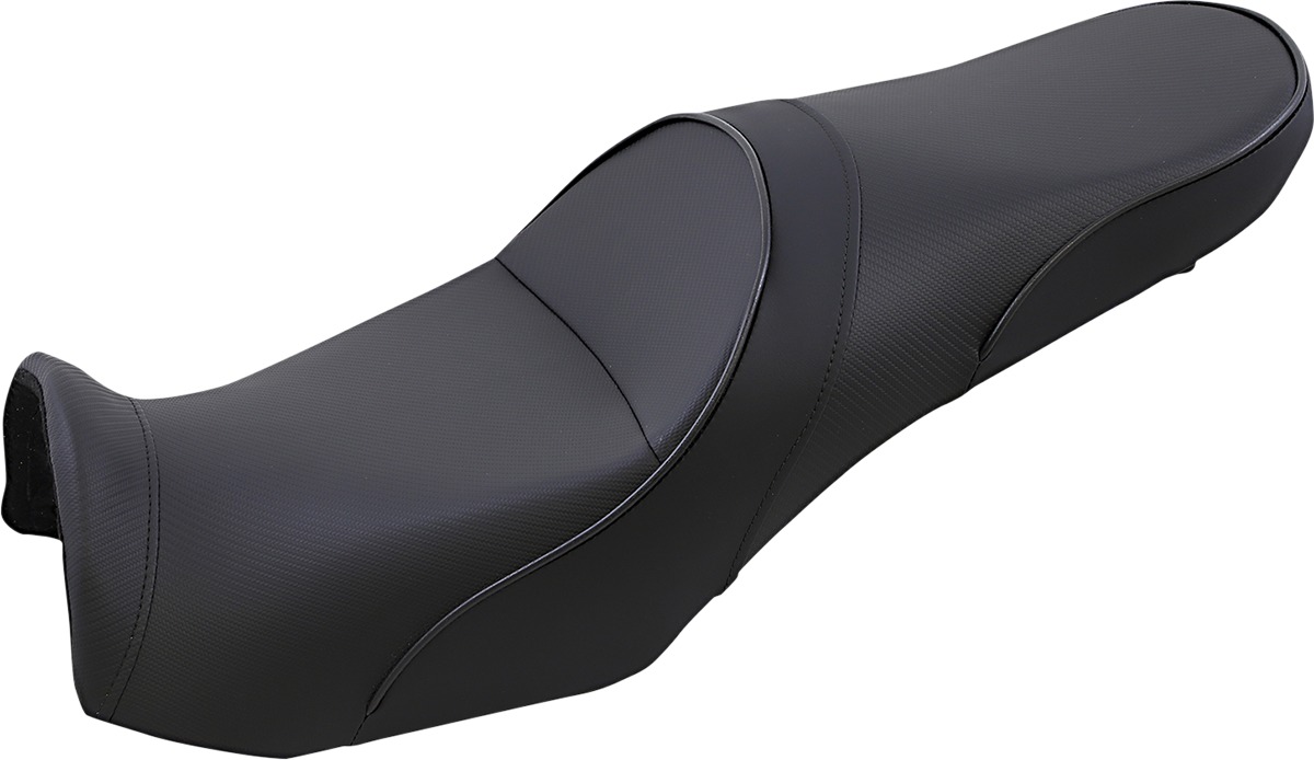 Sargent World Sport 2-Up Seat CarbonFX Black Fits Yamaha FZ1 - Click Image to Close