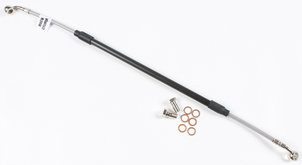 Stainless Steel Rear Brake Line Kit - Fits Many Kawasaki KX & Suzuki RMZ (04-23) - Click Image to Close