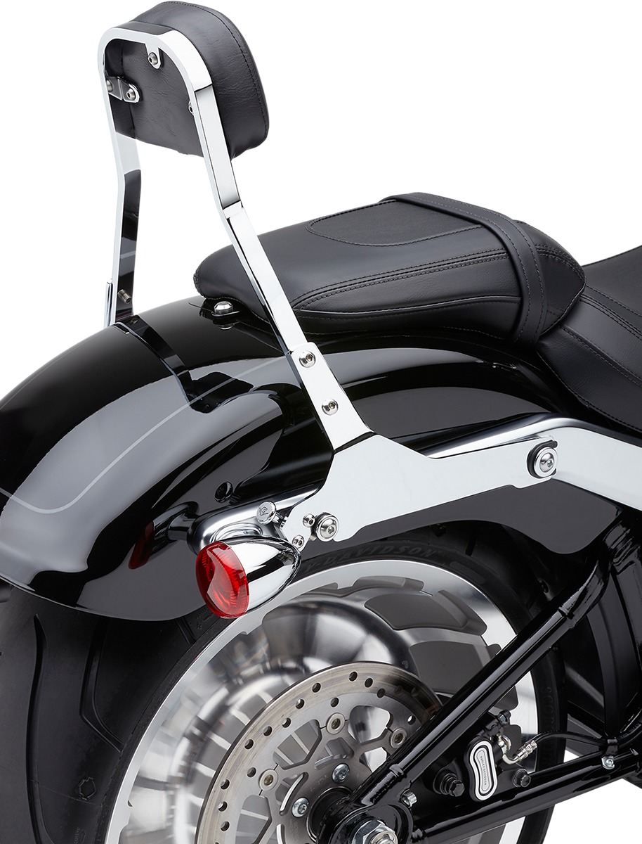 Cobra Detachable Mini Backrest Chrome - Click Image to Close