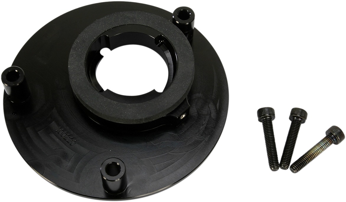 Driven Halo Fuel Cap Base Black Fits Ducati/Yamaha Models - Click Image to Close