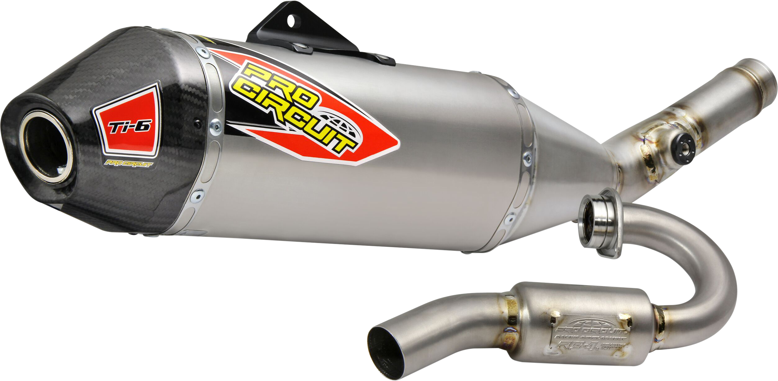 Ti-6 Full Exhaust w/ Carbon Cap - For 2020 Kawasaki KX250 - Click Image to Close