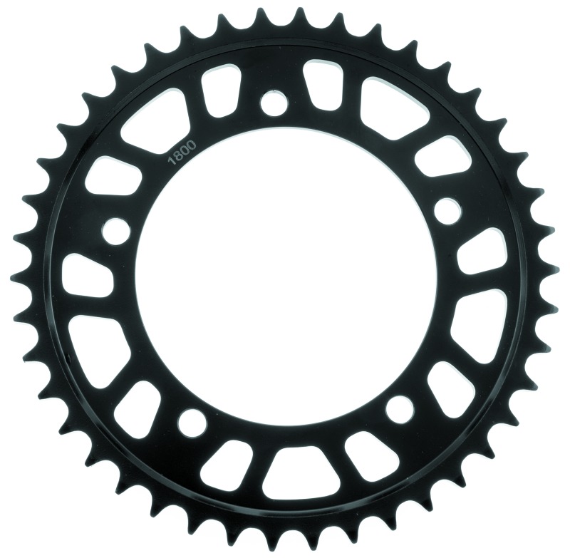BikeMaster Rear Steel Sprocket 530 43T Black For Suzuki - Steel 530 43T rear sprocket For Suzuki - Click Image to Close