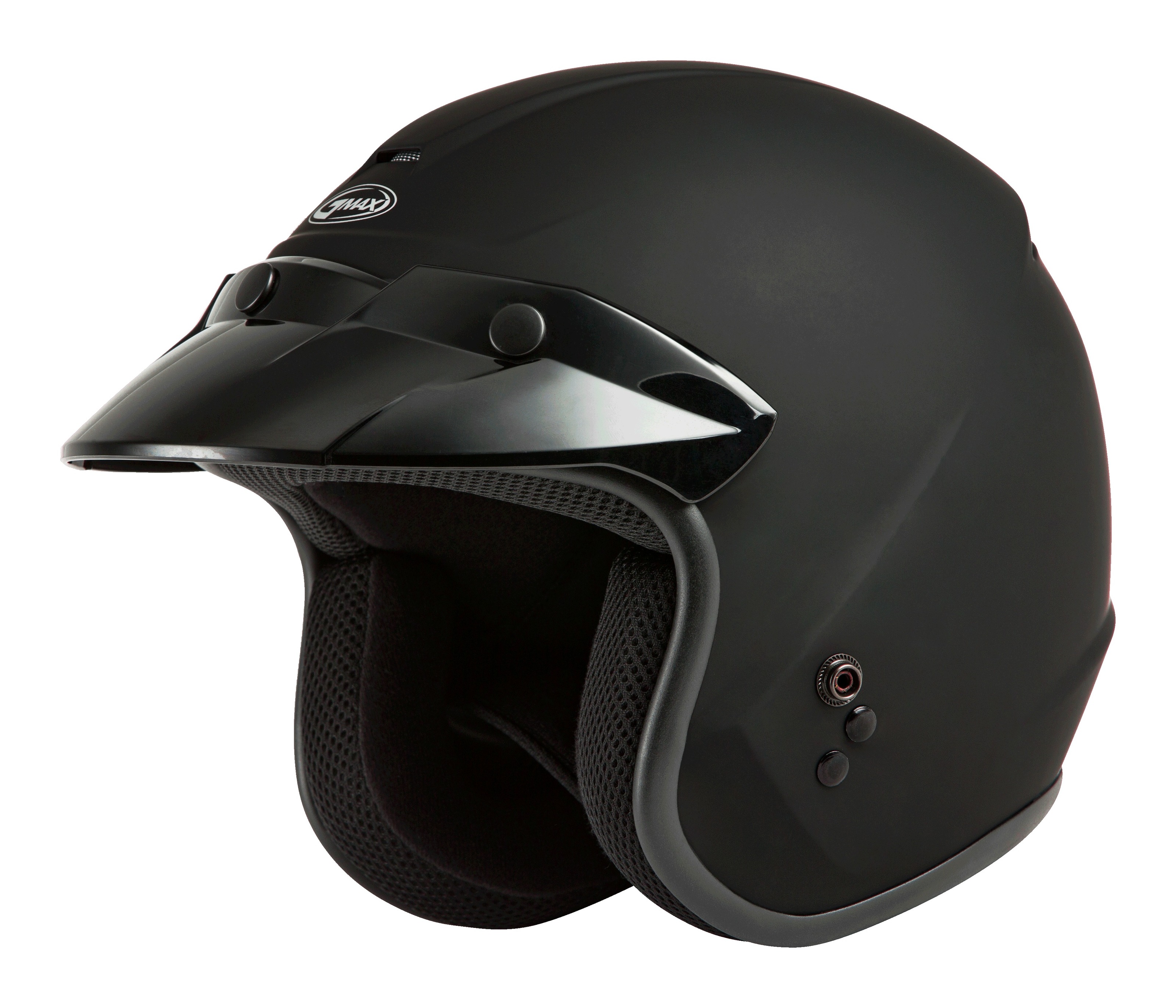 GMAX OF-2 Open-Face Helmet Matte Black - Large - Click Image to Close