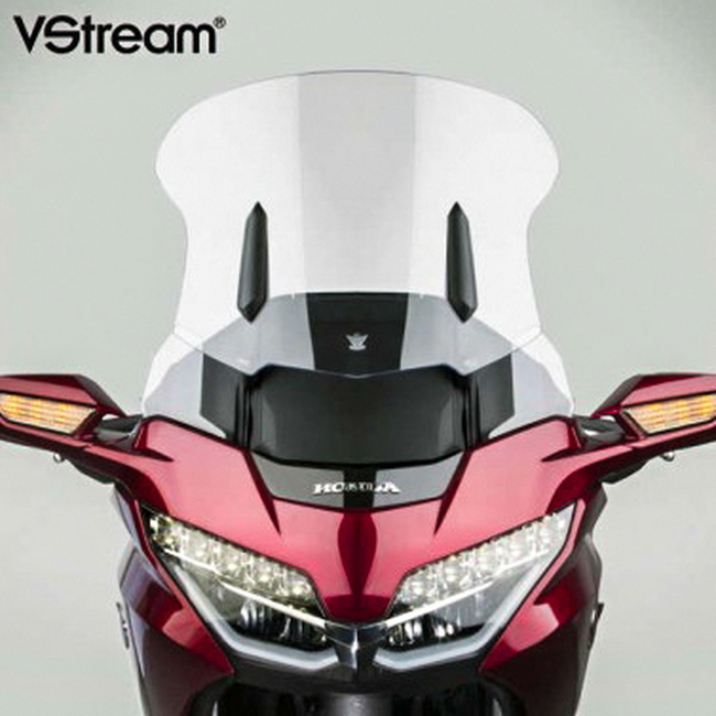 V-Stream Windscreen Clear - For 18-20 Honda GoldWing - Click Image to Close