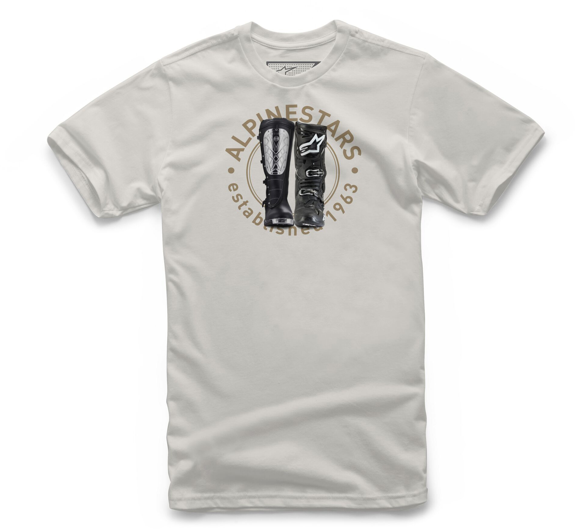 Alpinestars Victory Revolve Tee Natural XL - Classic short sleeve tee, Natural, XL - Click Image to Close