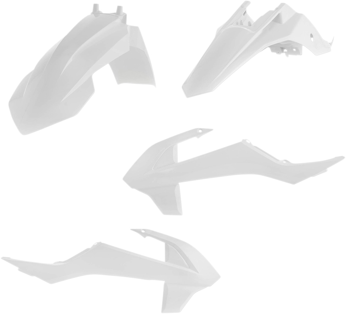 16-23 KTM SX65/ GasGas MC65 Plastic Kit - 20 White - Click Image to Close