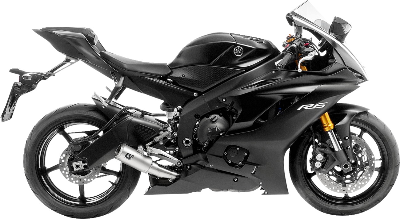 Leovince LV Corsa Titanium Slip-On Muffler For Yamaha YZF-R6 - Slip-on titanium muffler For Yamaha YZF-R6 - Click Image to Close