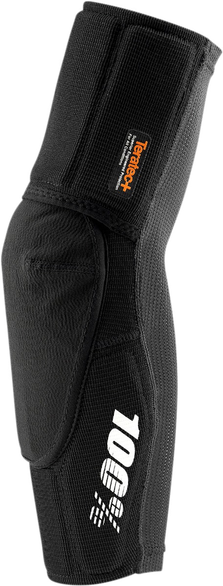100% Teratec Plus Elbow Guards Black Adult Size L - Elbow guards, Black, Adult Large, CE Level 1 - Click Image to Close