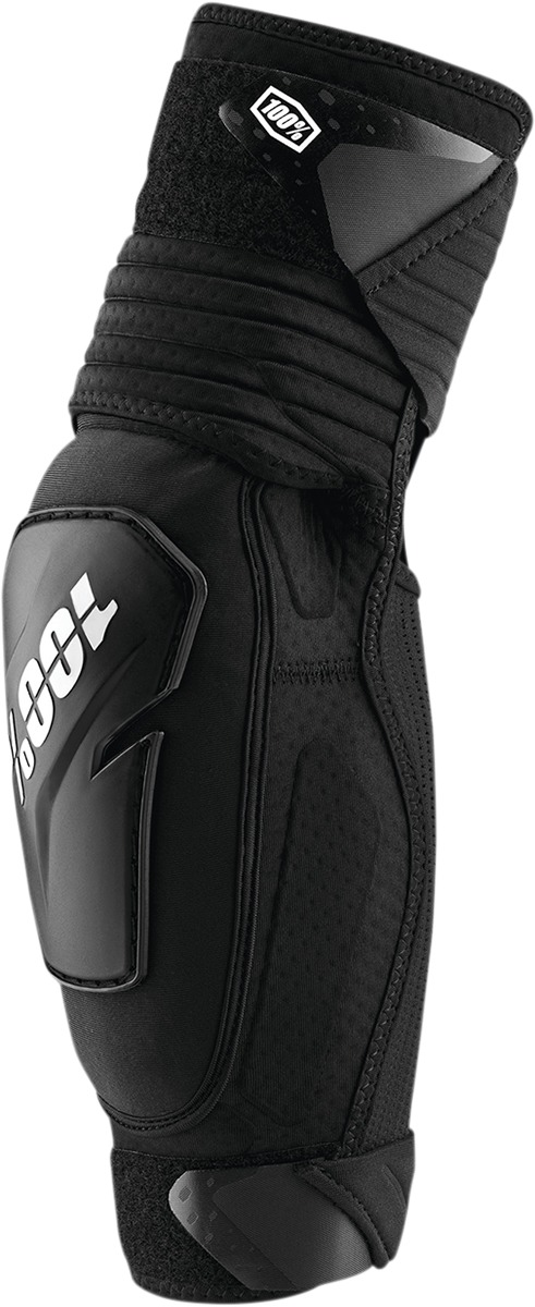 100% Fortis Elbow Guards S/M Black White Adult Unisex - Hybrid elbow guards with CE Level 1 protection - Click Image to Close