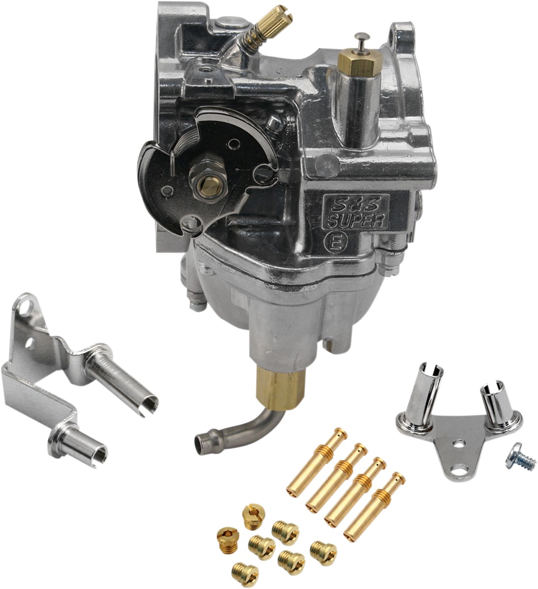 S&S Cycle Super E Carburetor Standard Bore For Harley-Davidson - Super E Carburetor fits Harley Big Twin & Sportster - Click Image to Close