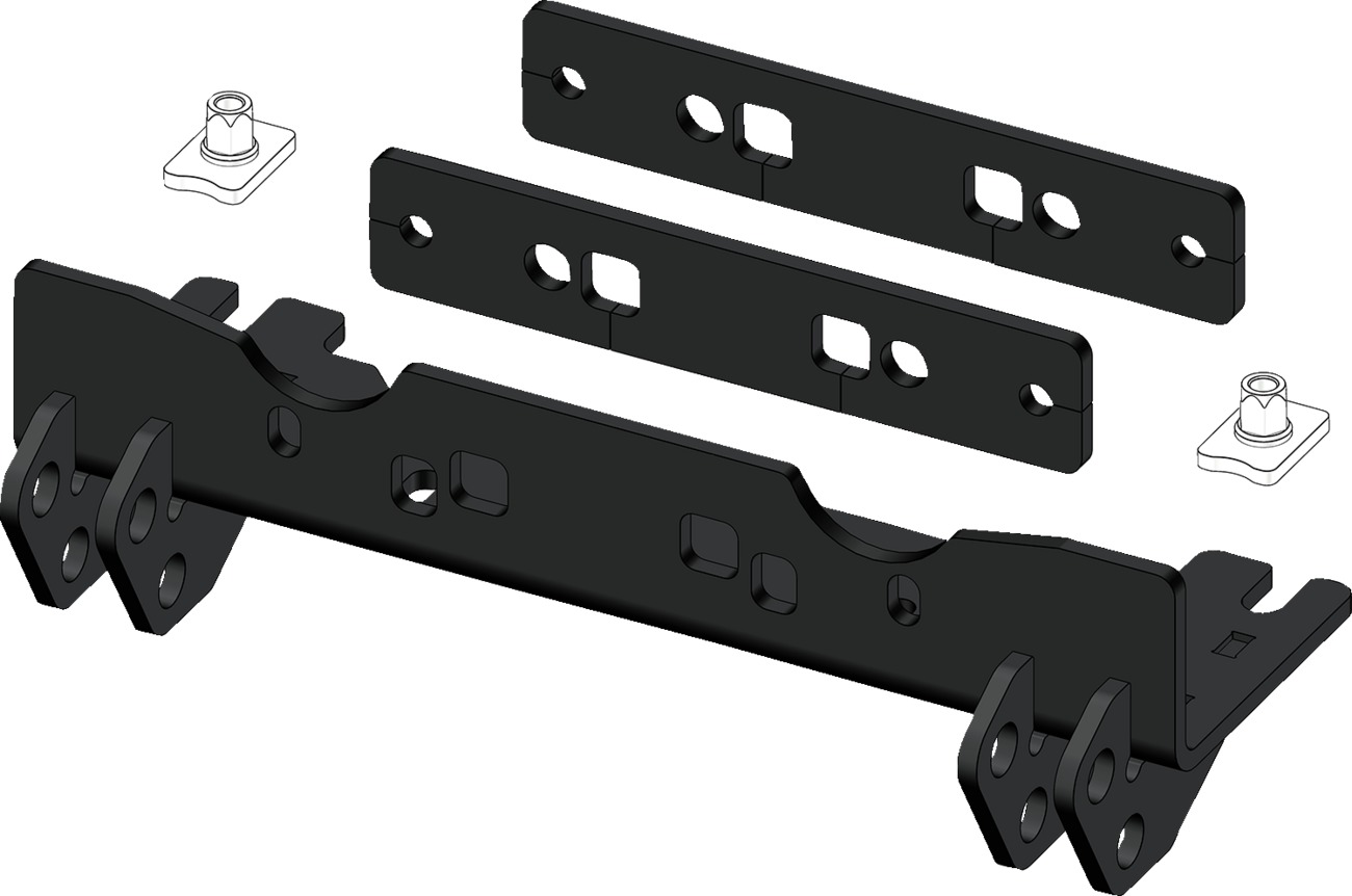 KFI UTV Plow Mount For SSR Bison 500U, Hisun & BigHorn - Click Image to Close