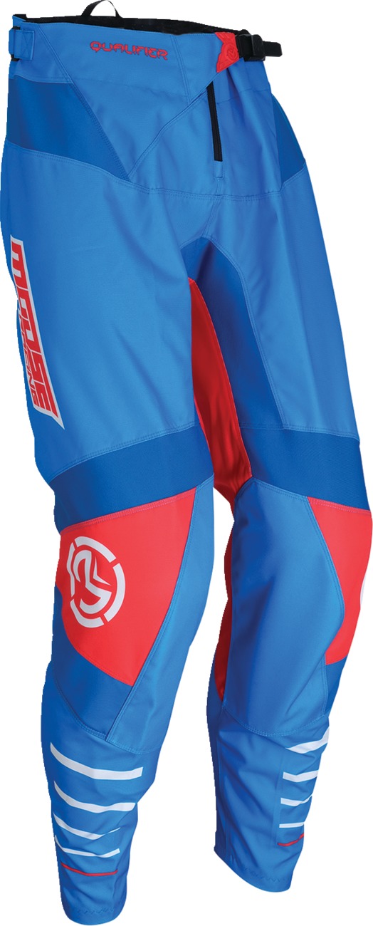Moose Qualifier Pants Red Blue White Size 30 Men's Offroad - Men's size 30 offroad pants in red, blue, white - Click Image to Close