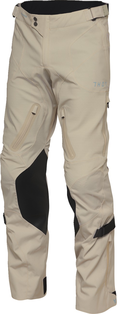 THOR Range Pants Men's Black/Sand Size 44 Over-Boot - Waterproof adventure pants, men's, size 44, black/sand - Click Image to Close