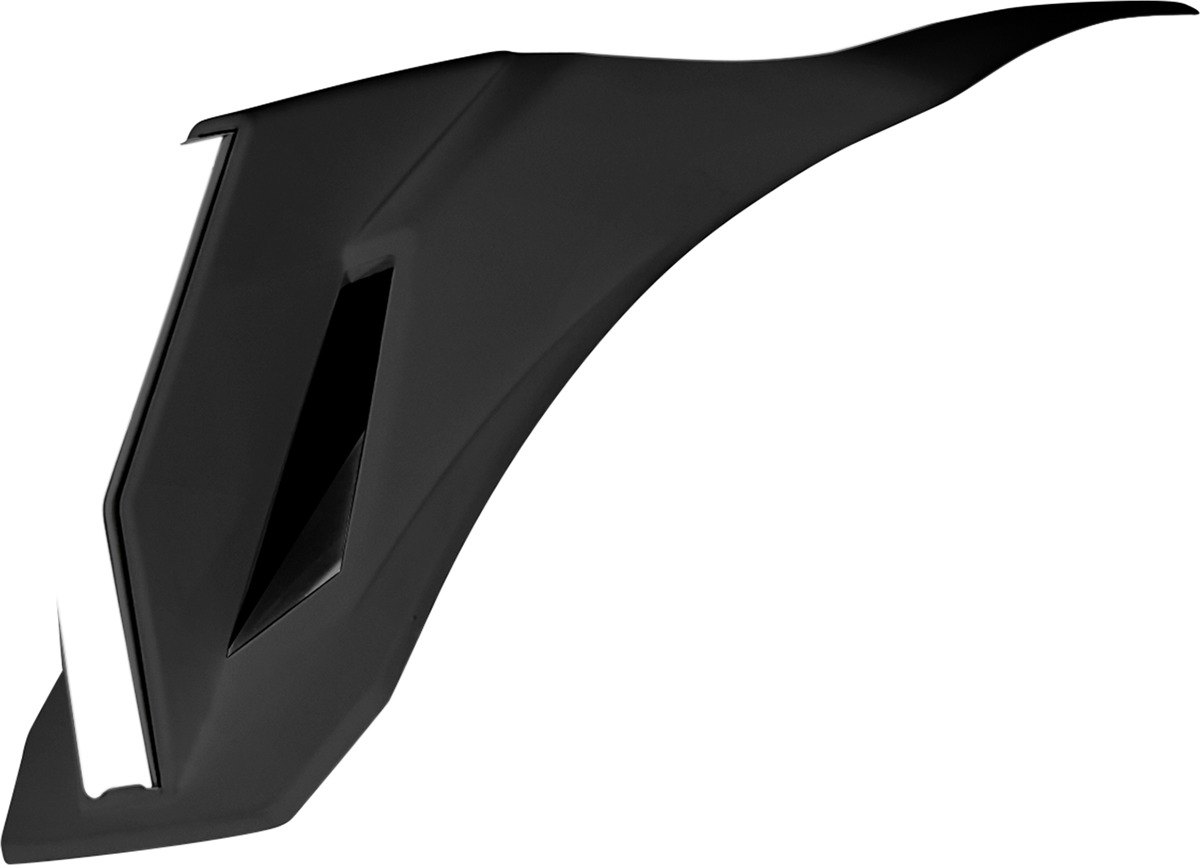 ICON Airform Helmet Speedfin - Black/Silver - Replacement speedfin for Airform helmets - Click Image to Close