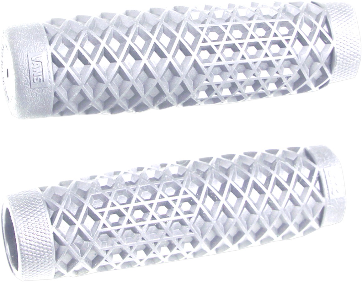 ODI Vans Grips White 7/8 in. Pair - White rubber grips, closed end, 7/8 in. bars, pair - Click Image to Close
