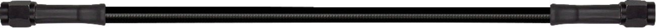 Goodridge 21in Universal Brake Line Black with Black Zinc Fittings - 21in universal brake line with black zinc fittings - Click Image to Close