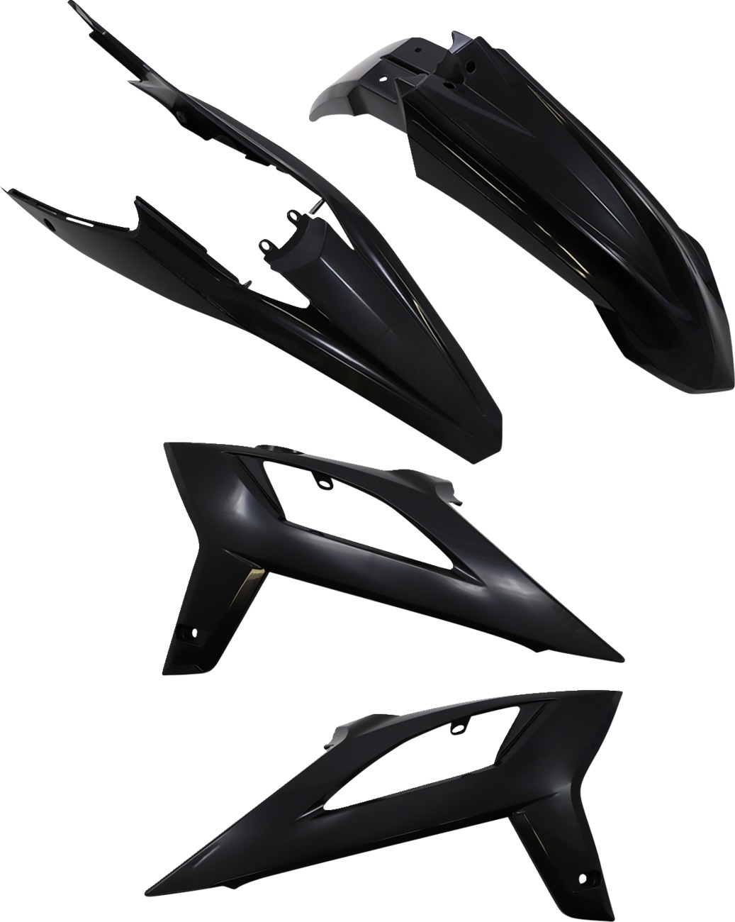 Acerbis Plastic Kit Black For Beta RR/RR Race Edition 2T/4T 2020-2022 - Black plastic body kit For Beta RR 2T/4T 2020-2022 - Click Image to Close