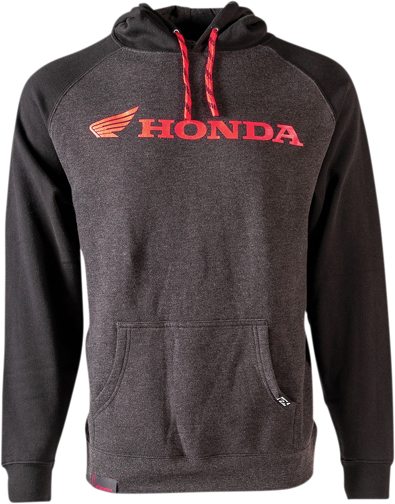 Men's Honda Landscape Hoody Charcoal/Black Medium - Click Image to Close