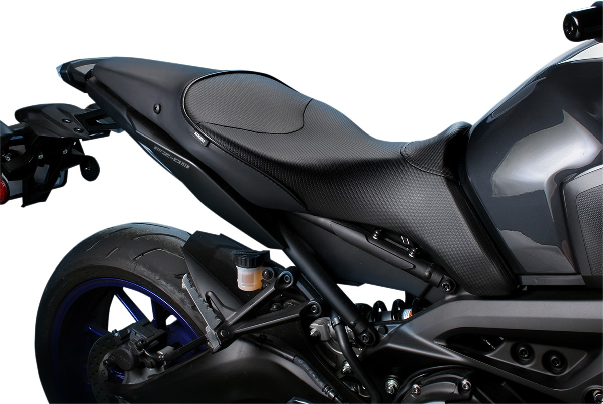 Sargent World Sport CarbonFX Solo Seat Black Fits FZ09 - Click Image to Close