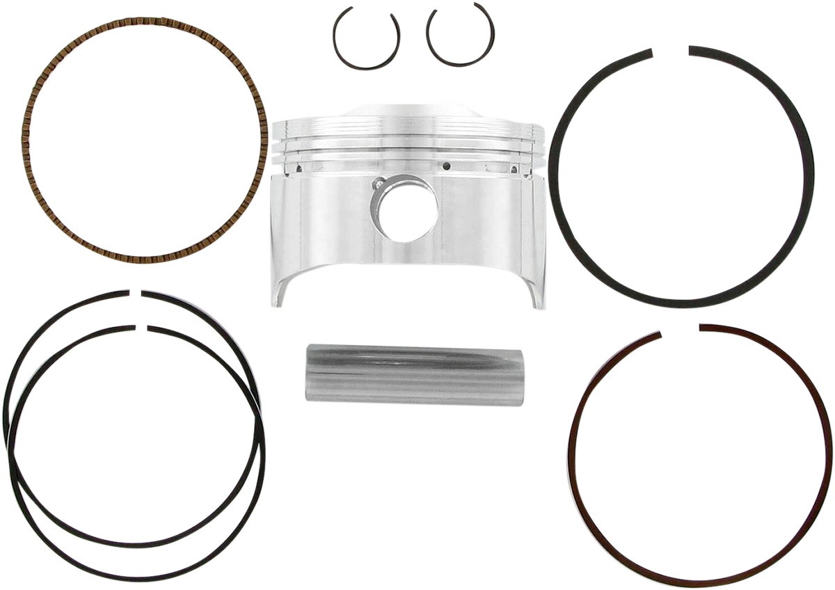 Wiseco 74.50mm +0.50 Piston Kit 11:1 Compression Fits Honda - Click Image to Close